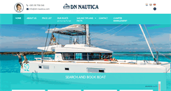 Desktop Screenshot of dn-nautica.com