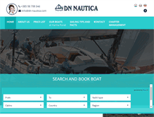 Tablet Screenshot of dn-nautica.com